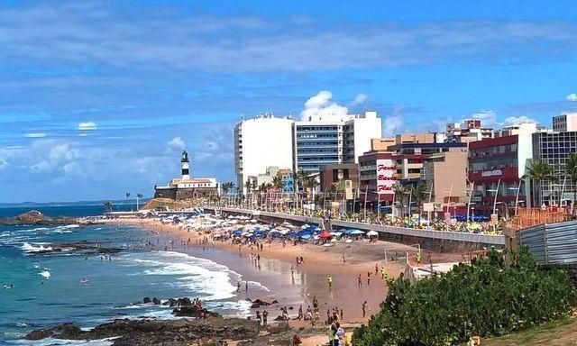 Flat Avenida Oceanica Barra Leilighet Salvador Eksteriør bilde